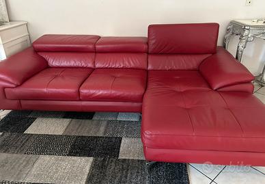 Divano in vera pelle