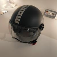 Casco momo design fgtr evo nero frost - bianco -