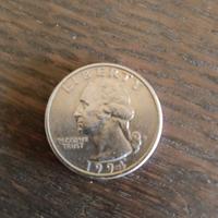 Moneta 1/4 di dollaro liberty conio 1994 perfetta!