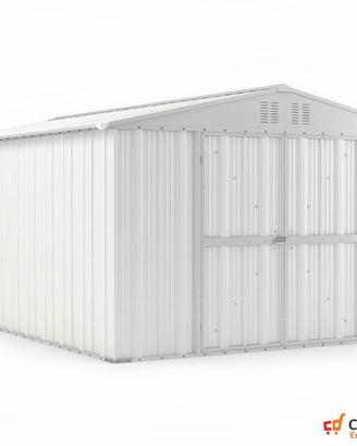 Box capanno acciaio lamiera 327x459 cm bianco