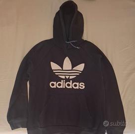 Adidas felpa blu con cappuccio