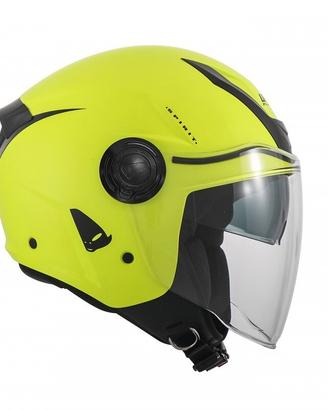 Casco urban jet Ufo Spirit giallo fluo