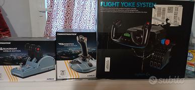 cloche/pedaliera/sidestick/manetta flght simulator
