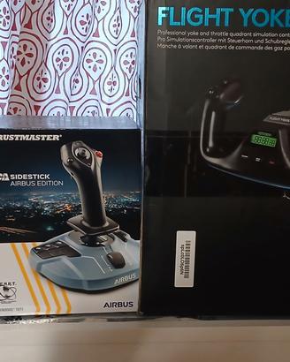 cloche/pedaliera/sidestick/manetta flght simulator