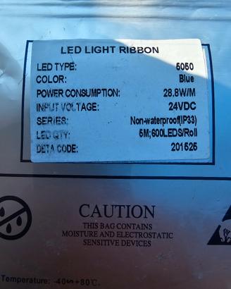 strip led blu
