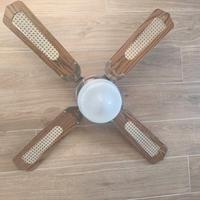 plafoniera con pale soffitto