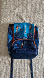 Zaino Seven reversibile blu e arancione