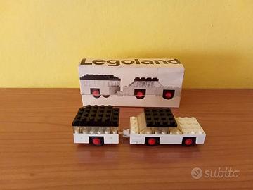 LEGO 623 white car and camper 1970