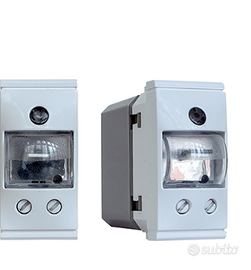 2 lampade Perry 1le001 ad incasso 1 modulo nuove