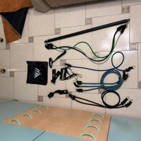 Kit Elastici Palestra Casa - Barra + 9 Bande (165k