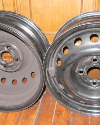 Opel corsa C 2 cerchi ruote 14” 5.5x14 fori 4X100
