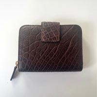 Portafoglio  artigianale in alligatore