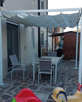 pergola con telo 