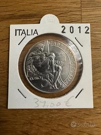 5€ Italia 2012 Cappella Sistina Ag