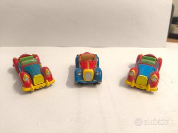 Lotto 3 Auto Motorama Disney in Metallo scala 1:64