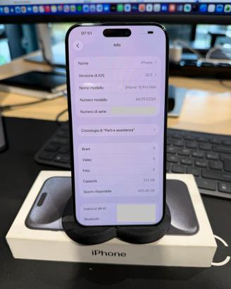 Iphone 15 pro max 512gb