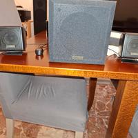 Impianto surround con subwoofer per pc fisso e not