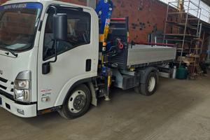 Isuzu m21tt con Gru e cassone ribaltabile