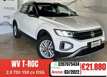 Volkswagen T-Roc 2.0 TDI 150 CV DSG