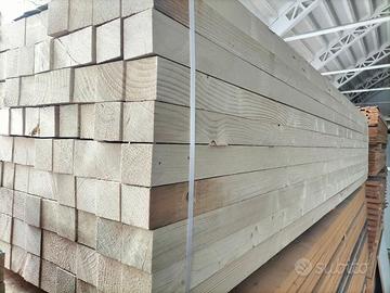 Morali in legno massiccio da 8cm x 8cm