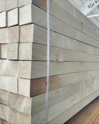 Morali in legno massiccio da 8cm x 8cm