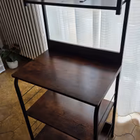 Mensola cucina in legno e metallo