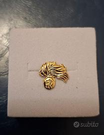 spilla pin fiamma carabinieri gialla