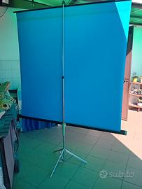 schermo di proiezione con schermo rullo ercaflex 