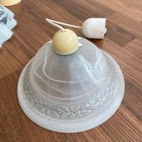 Lampadario in vetro colorato