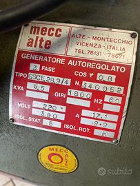 Generatore di corrente