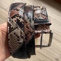Cintura uomo vero pitone made in Italy