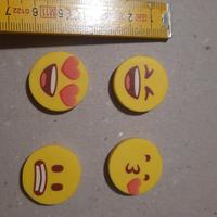 Set di 4 gommine emoticon