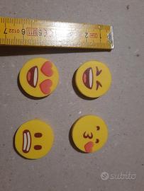 Set di 4 gommine emoticon