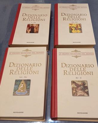 Dizionario delle Religioni Mondadori 2007 4 Volumi