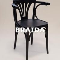 Sedia poltroncina ristorante stile vintage pub