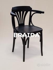 Sedia poltroncina ristorante stile vintage pub