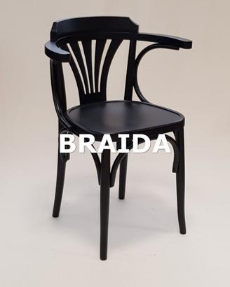 Sedia poltroncina ristorante stile vintage pub