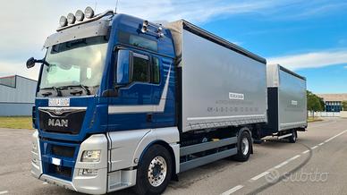 Camion scuola guida man tgx + rimorchio