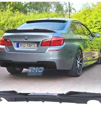 DIFUSORE BMW F10 F11 LOOK M NERO LUCIDO