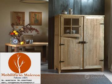Mobili Rustici Mobili in Legno Vecchio Cod 12045