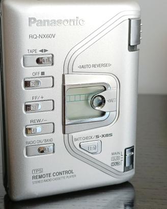Panasonic RQ-NX60V Walkman Radio Pari al NUOVO