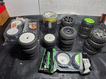 Lotto gomme off road recenti, per 1/8