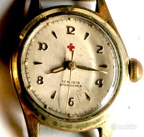 Orologio oro Militare da Campo 1935 Made Svizzera