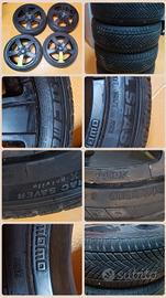 cerchi in lega  con pneumatici 4 stagioni 