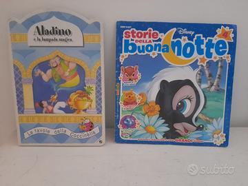 2 Libri Aladino e Storie Disney