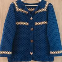 maglia donna uncinetto in lana 