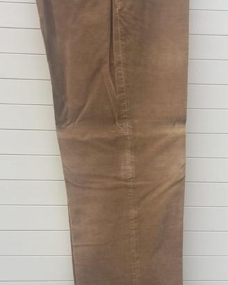 Pantalone marrone in velluto