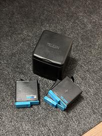 3 Batterie GoPro Hero 8 + caricabatterie usb