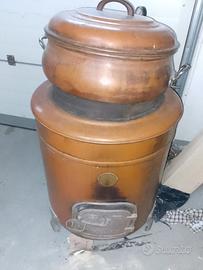 caldaia in rame antica