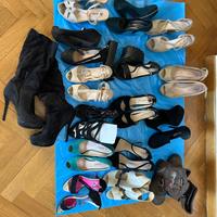 Stock scarpe femminili usate 16 paia